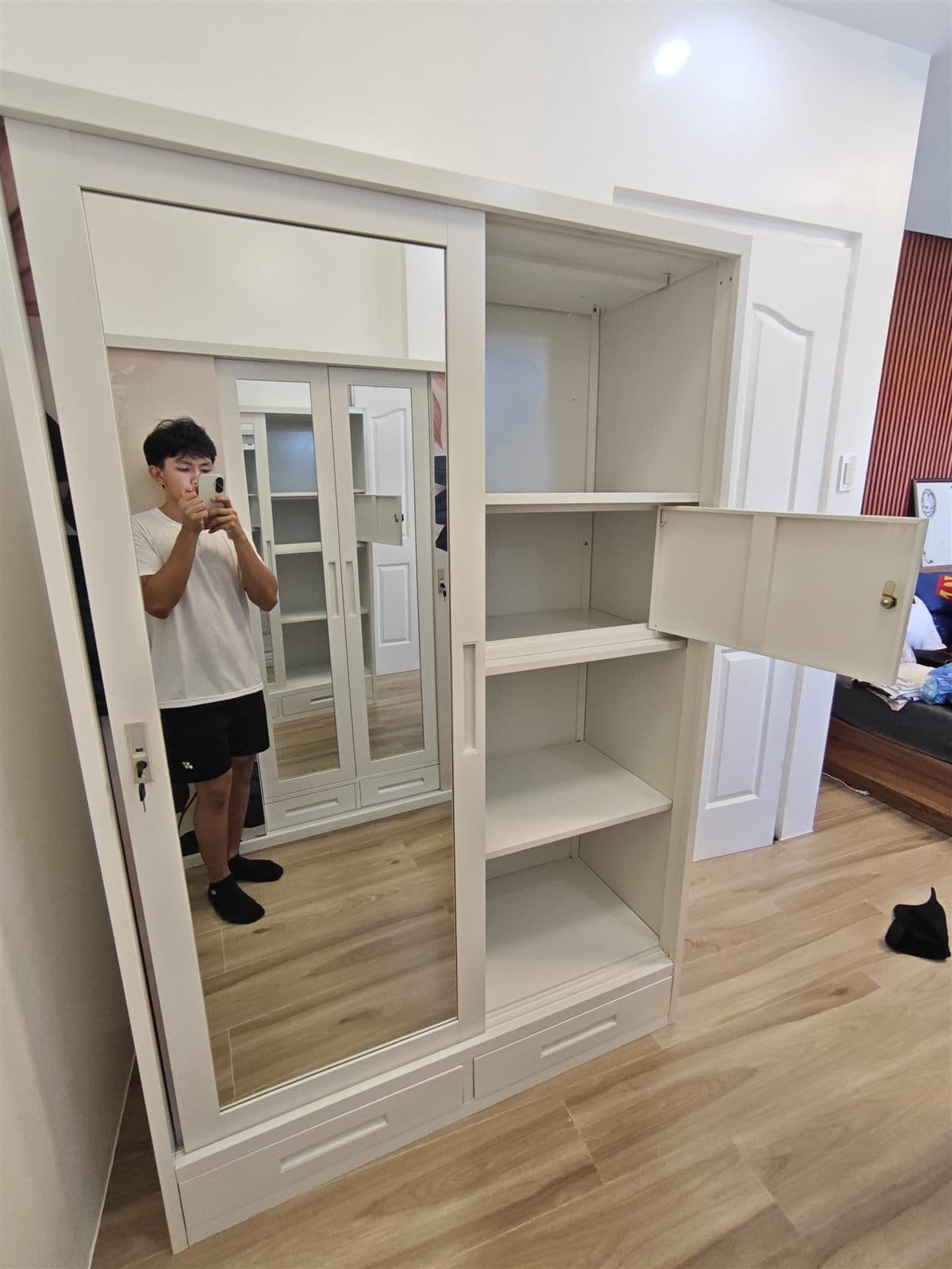 OneByte cabinet at a customer's home — photo 9