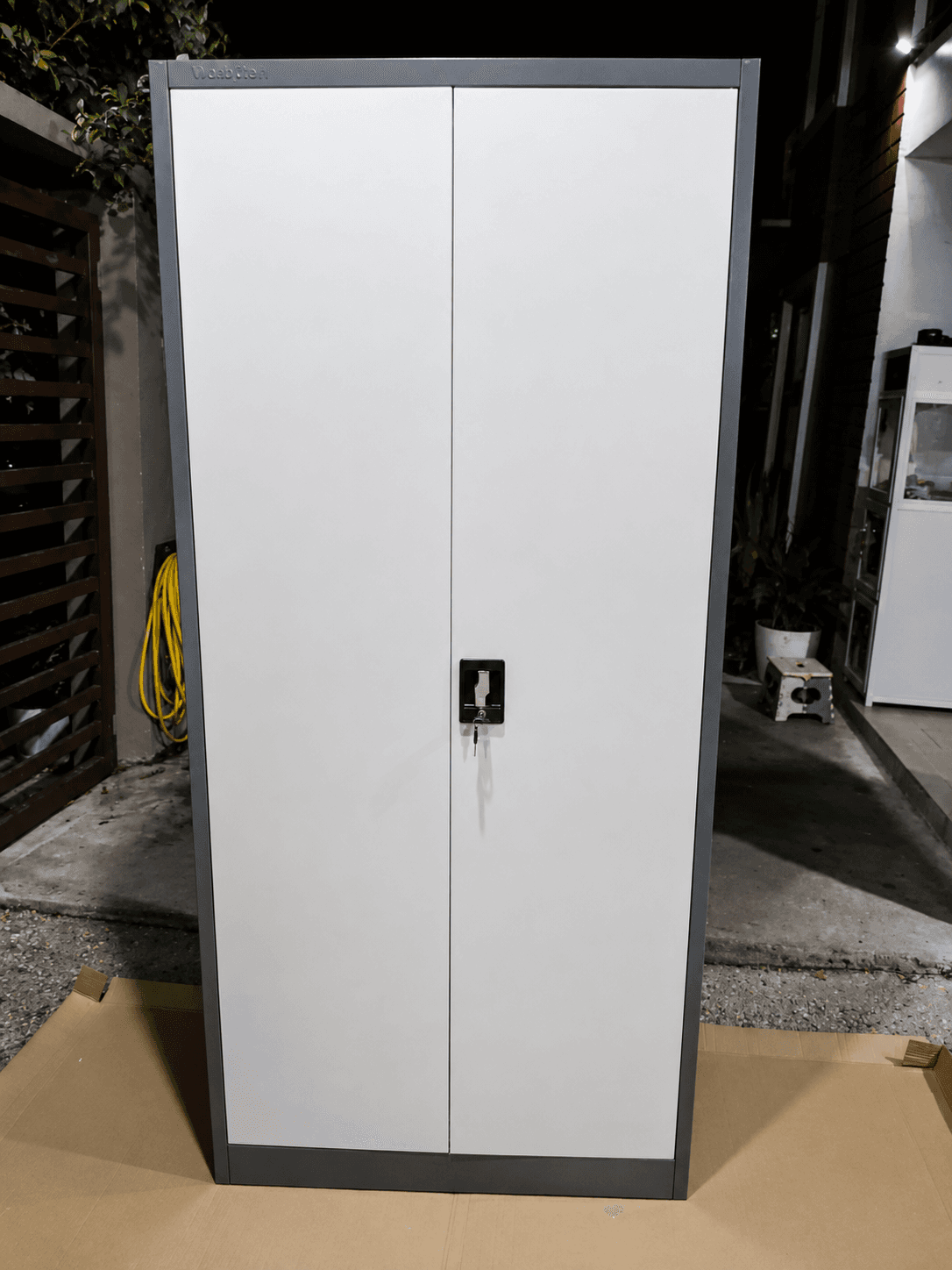 Full Metal Cabinet — Gray & White — photo 1