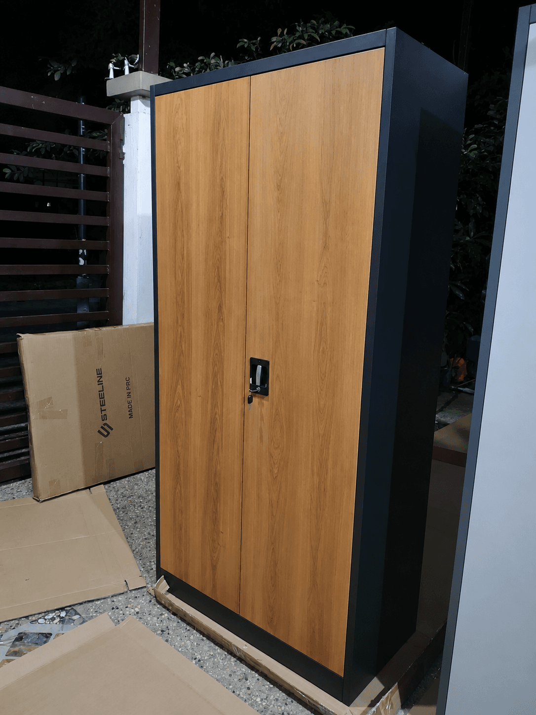 Wardrobe with Hanger — Black Woodgrain — photo 1