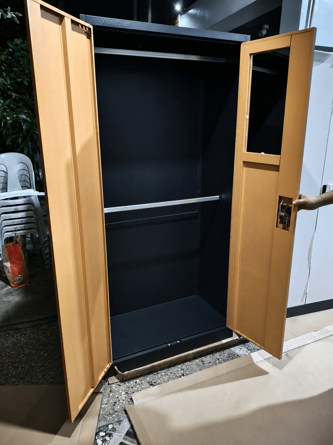 Wardrobe with Hanger — Black Woodgrain — photo 2