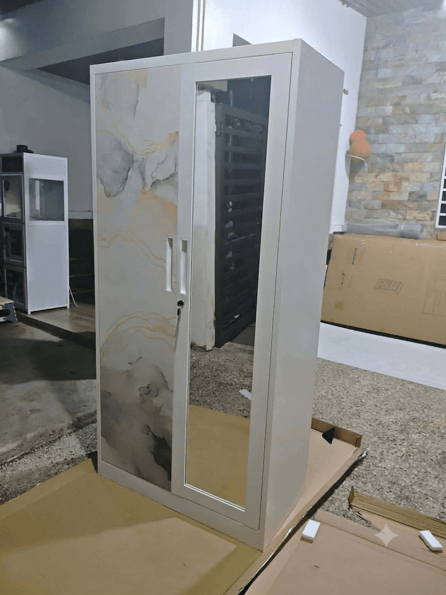 Wardrobe with Shelves — Print Gray — photo 1