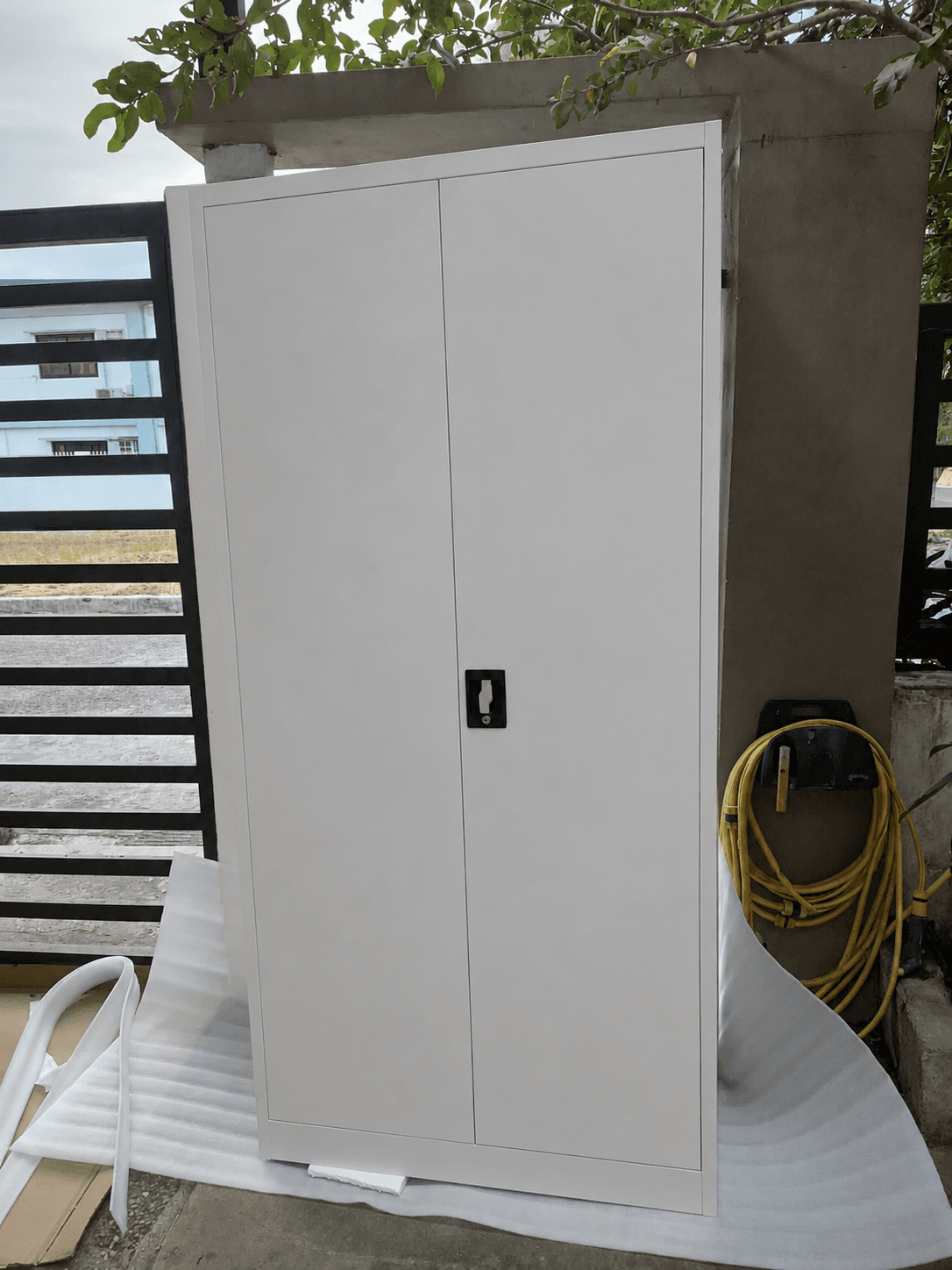 Wardrobe with Shelves — White — photo 1