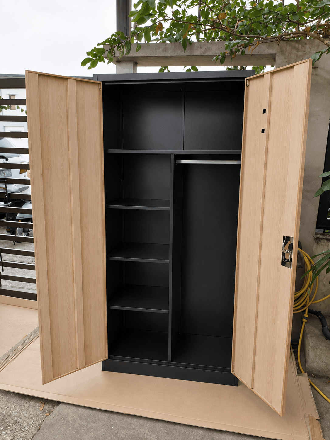 Wardrobe with Shelves — Woodgrain — photo 2